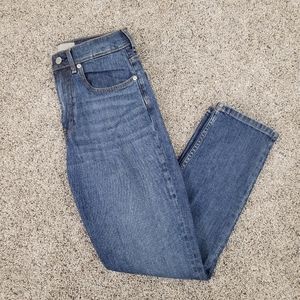 Everlane High Rise Straight Ankle Jeans